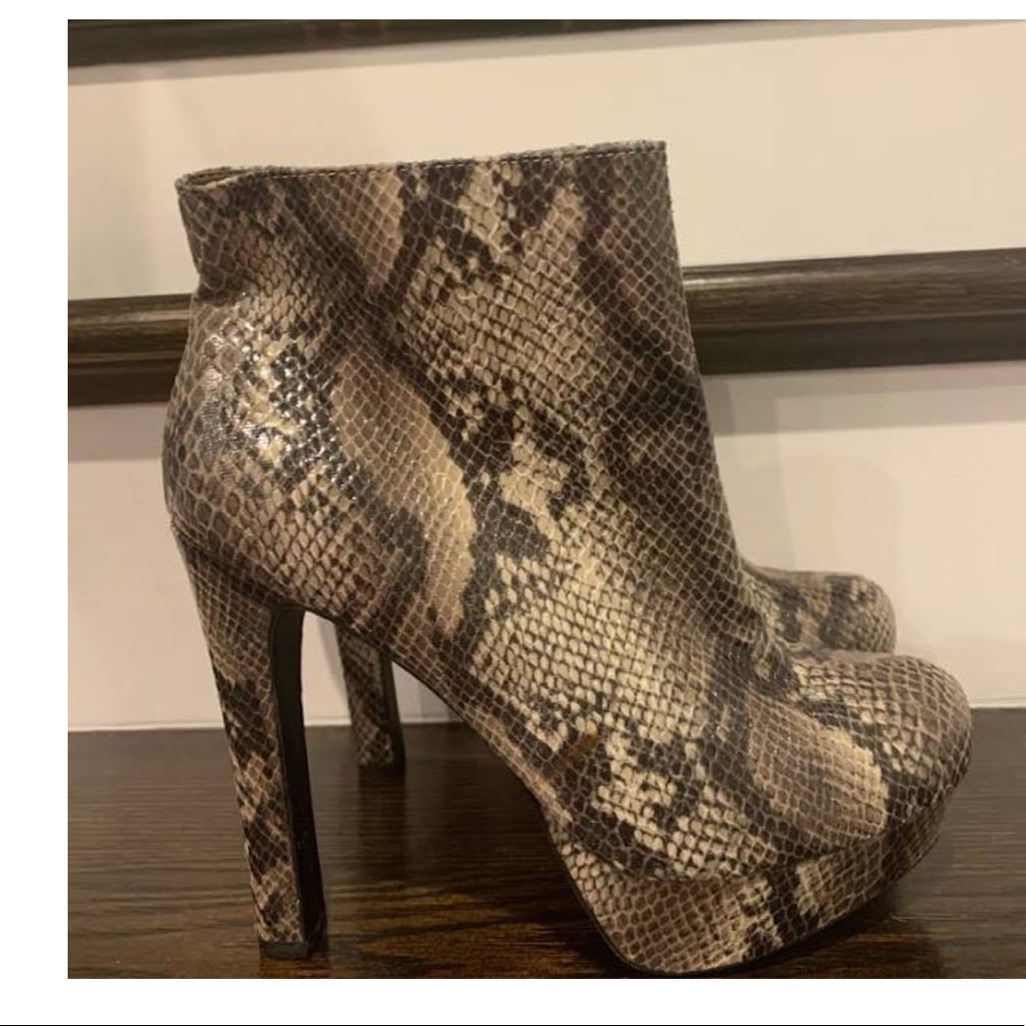 Platform Python Booties.